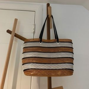 Black and Tan Tote